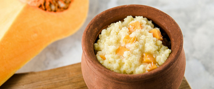 MILLET PORRIDGE WITH PUMPKIN