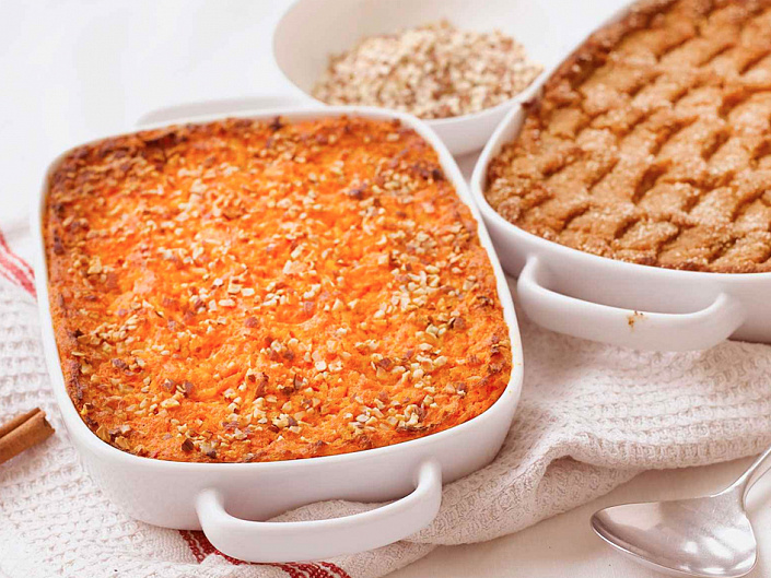 OAT PUDDING WITH CARROTS