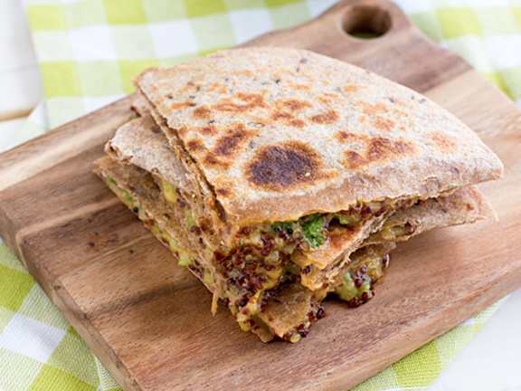 QUESADILLA WITH BROCCOLI