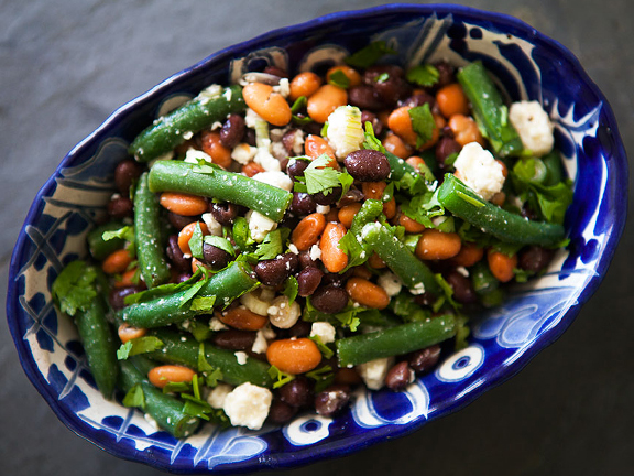 SALAD WITH THREE KINDS OF BEANS