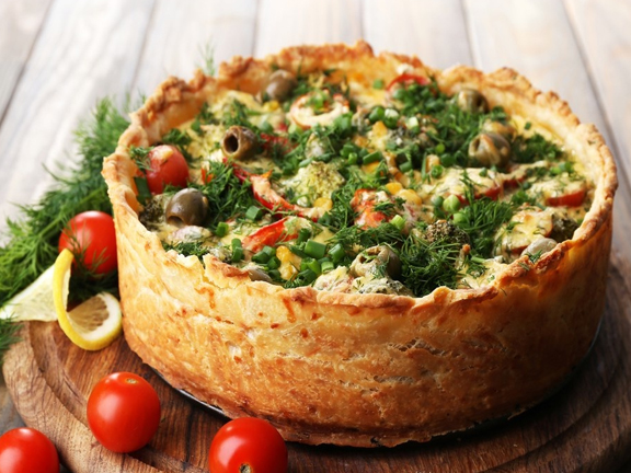 SEASONAL VEGETABLE TART