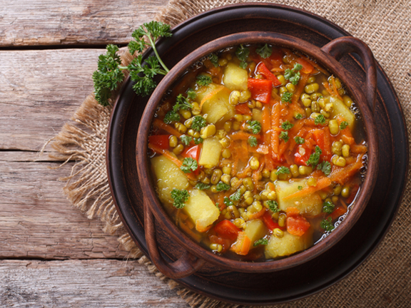 SOUP WITH GREENS